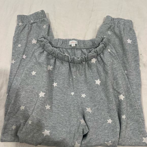 Gray Star Print Pajama Pants - Picture 1 of 3